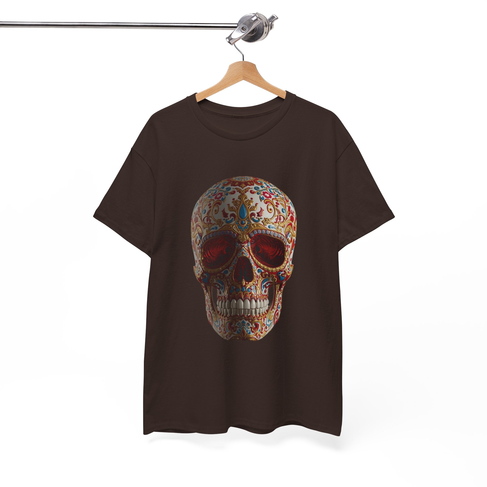 Sugar Skull T-Shirt — Day of the Dead Floral Skull Tee