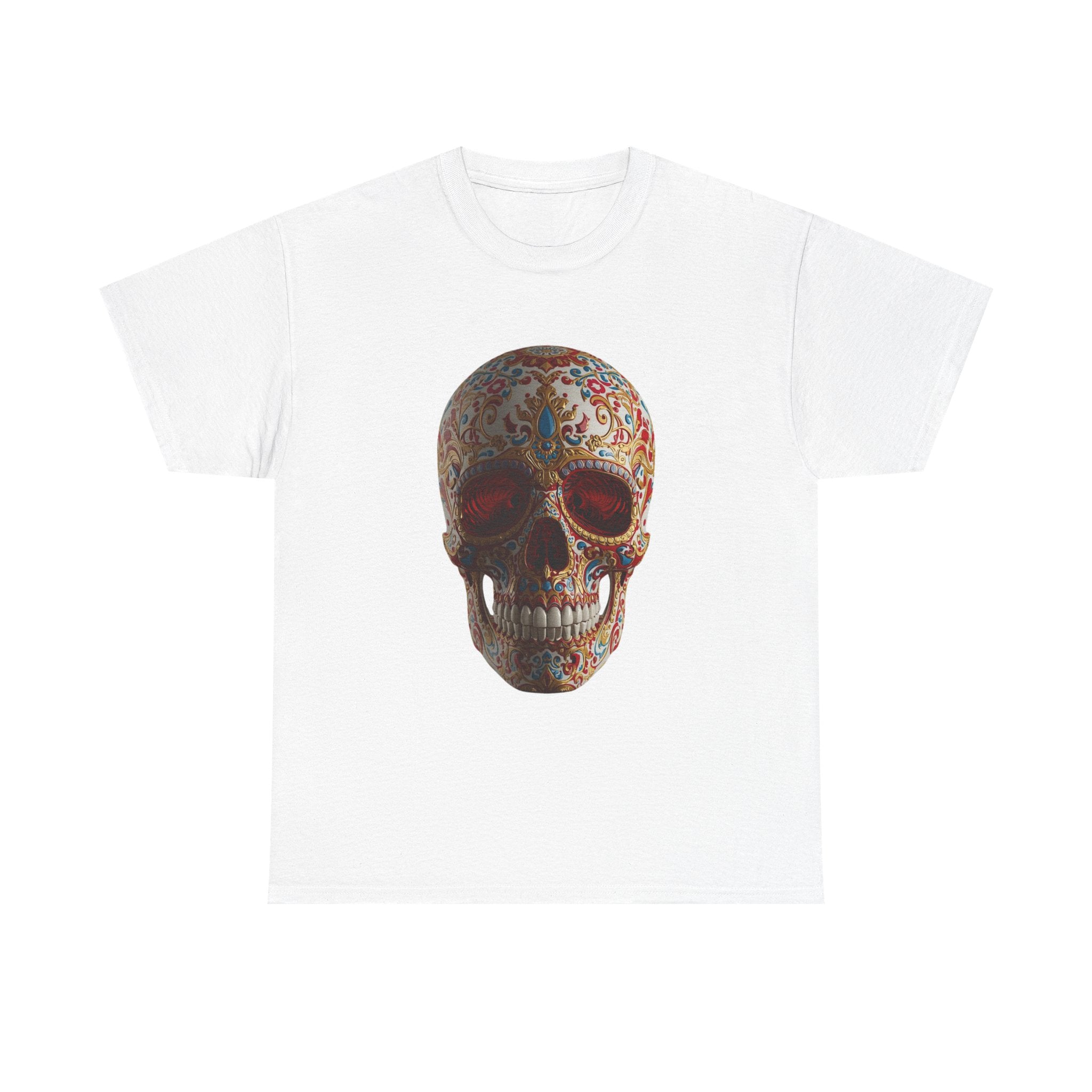 Sugar Skull T-Shirt — Day of the Dead Floral Skull Tee