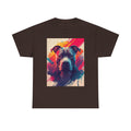 Pit Bull Pop Art T-Shirt — Colorful Abstract Dog Portrait Tee