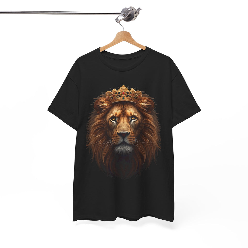 Lion King Crown T-Shirt — Regal Lion Face Graphic Tee