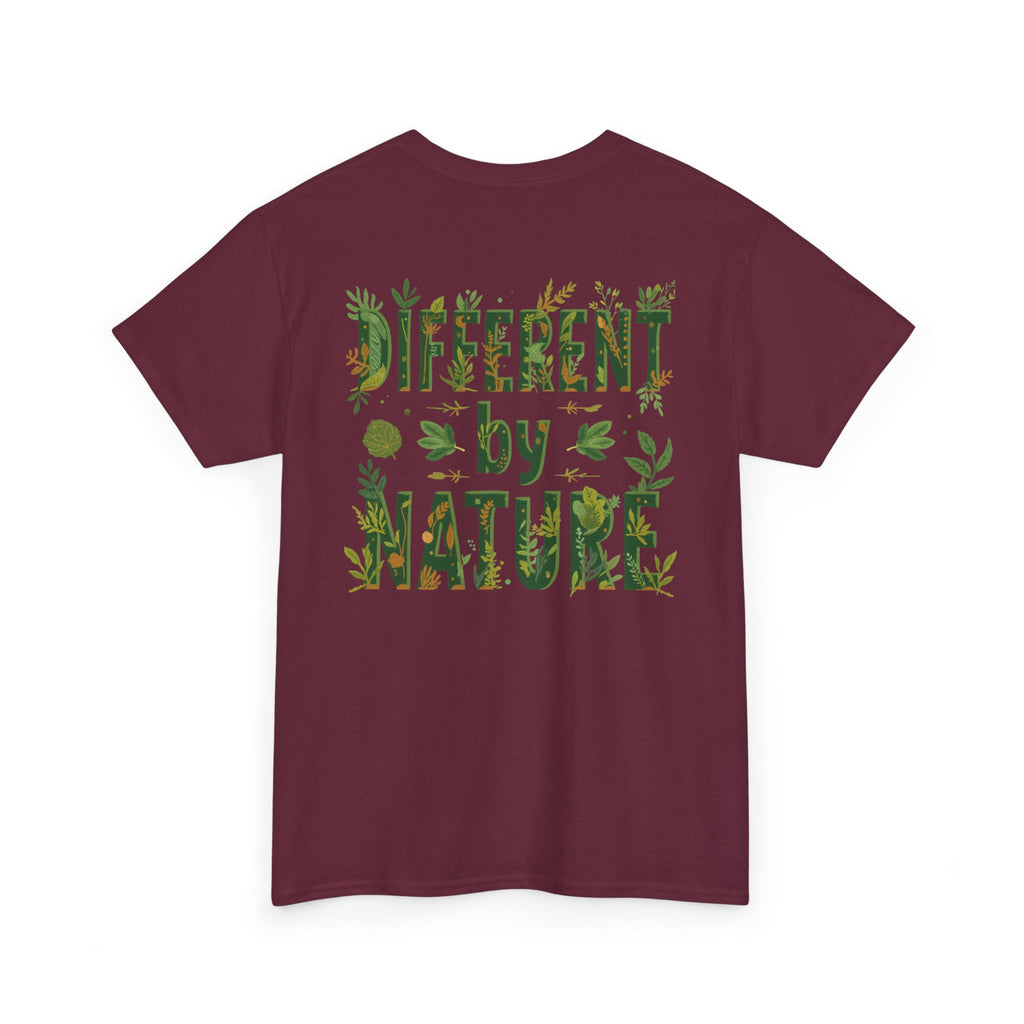 Different By Nature T-Shirt — Botanical Graphic Tee