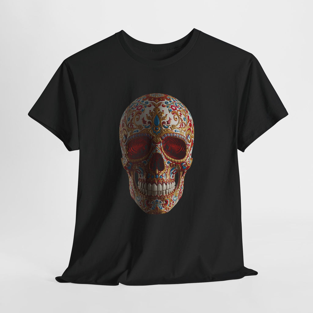 Sugar Skull T-Shirt — Day of the Dead Floral Skull Tee