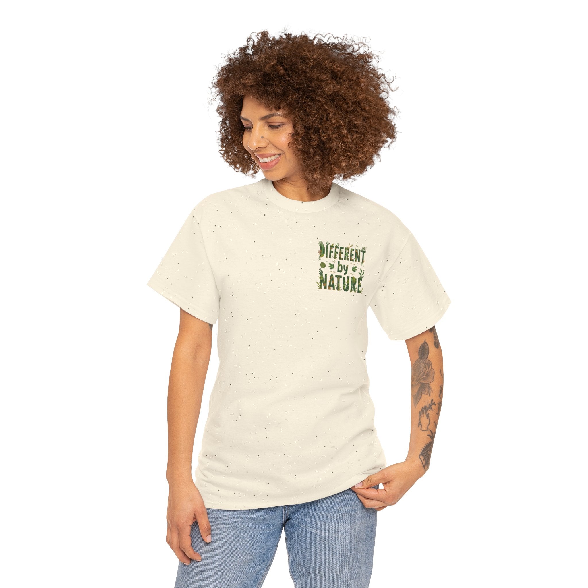 Different By Nature T-Shirt — Botanical Graphic Tee