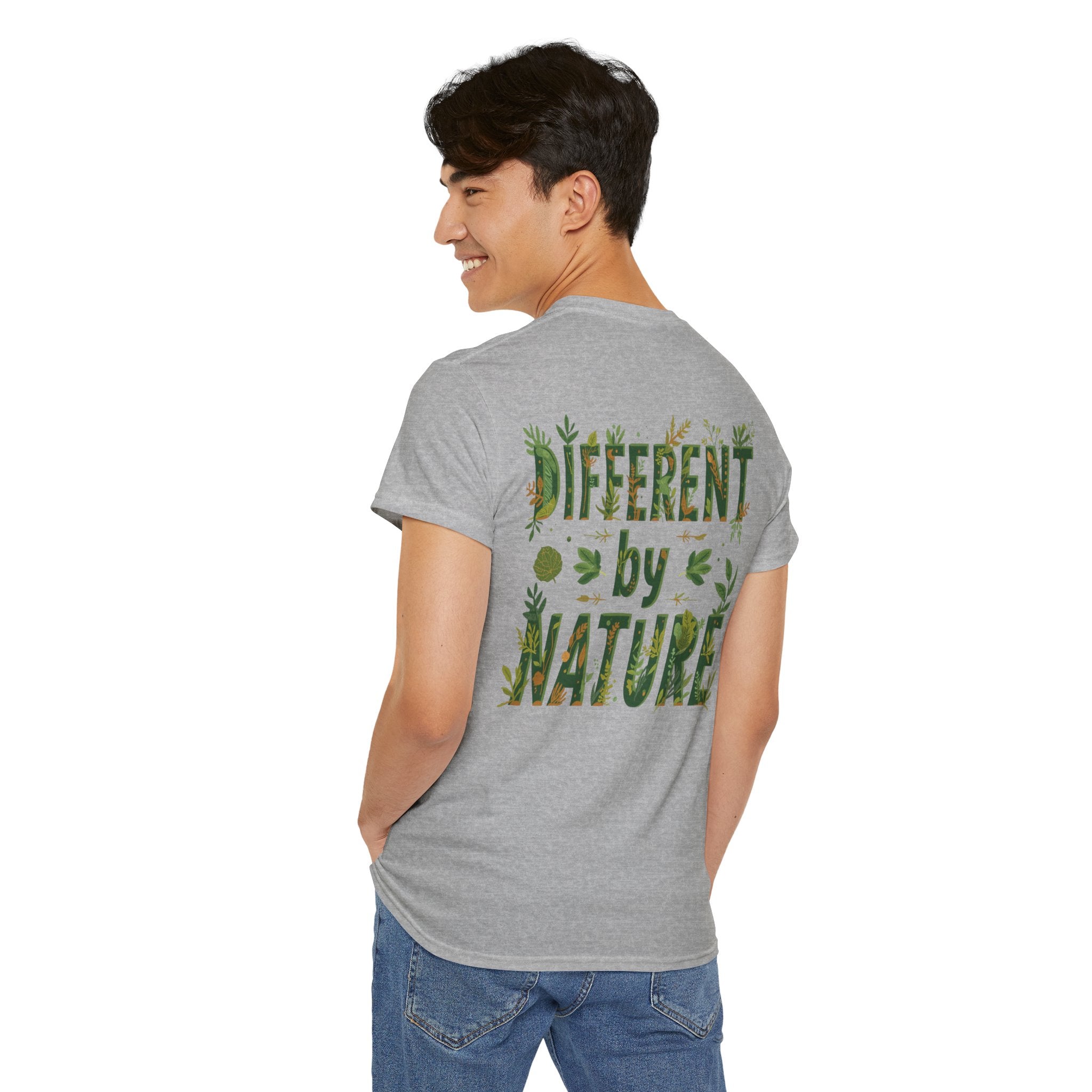 Different By Nature T-Shirt — Botanical Graphic Tee