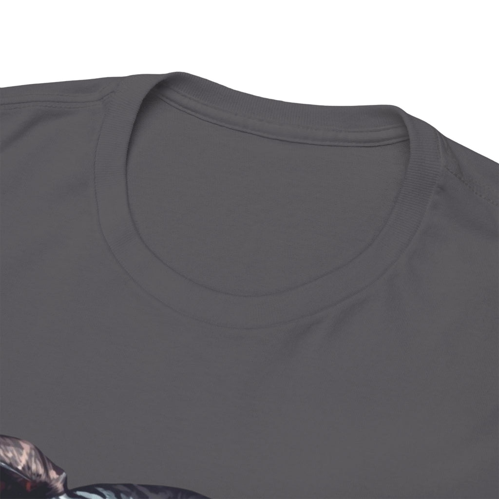 Pitbull Portrait T-Shirt — Realistic Black Dog Face Tee for Dog Lovers