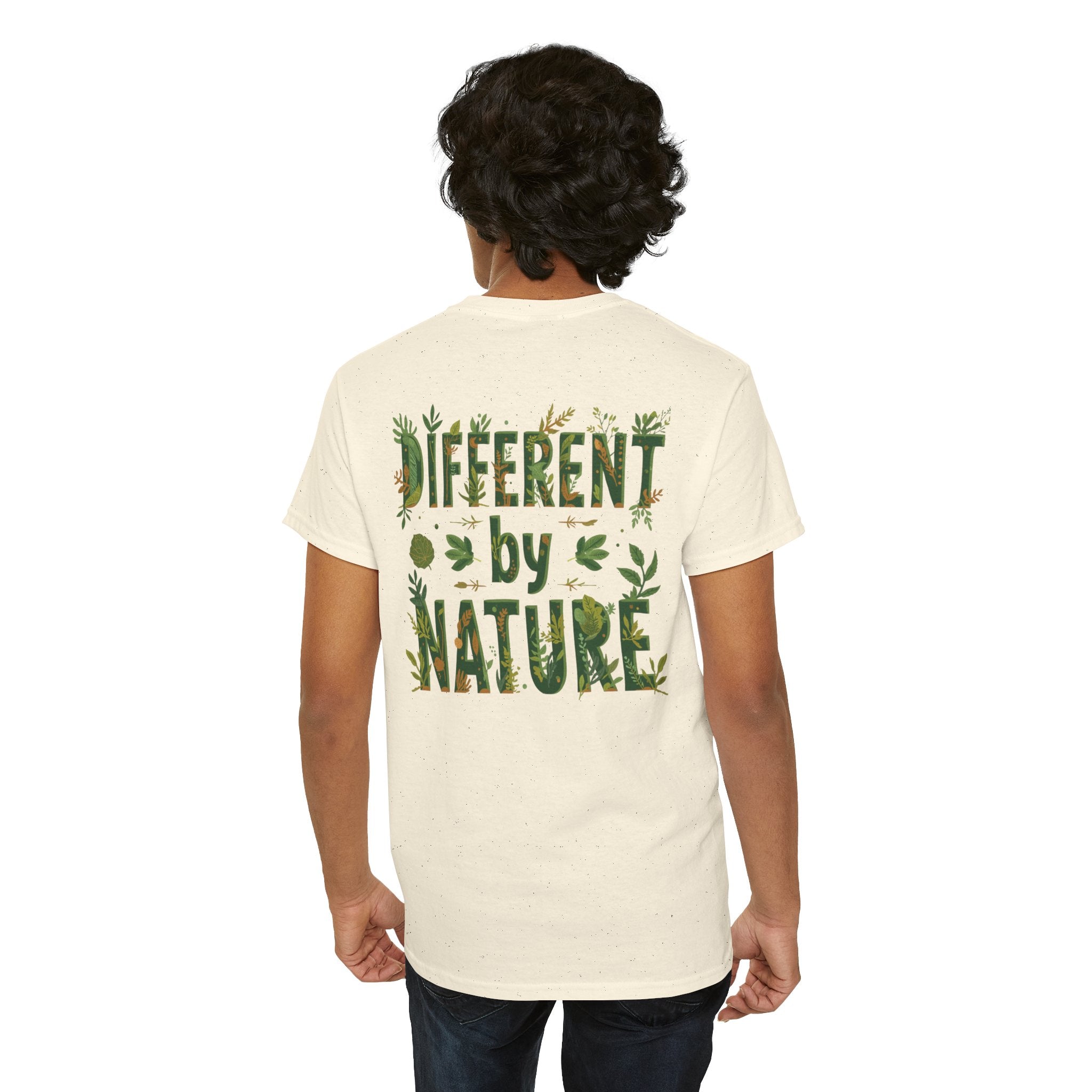 Different By Nature T-Shirt — Botanical Graphic Tee