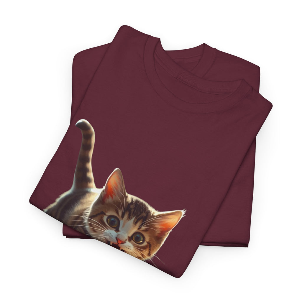 Kitten Graphic Tee — Cute Running Cat T-Shirt for Cat Lovers