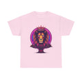 Lion King Crown T-Shirt — Vibrant Neon Lion Graphic Tee