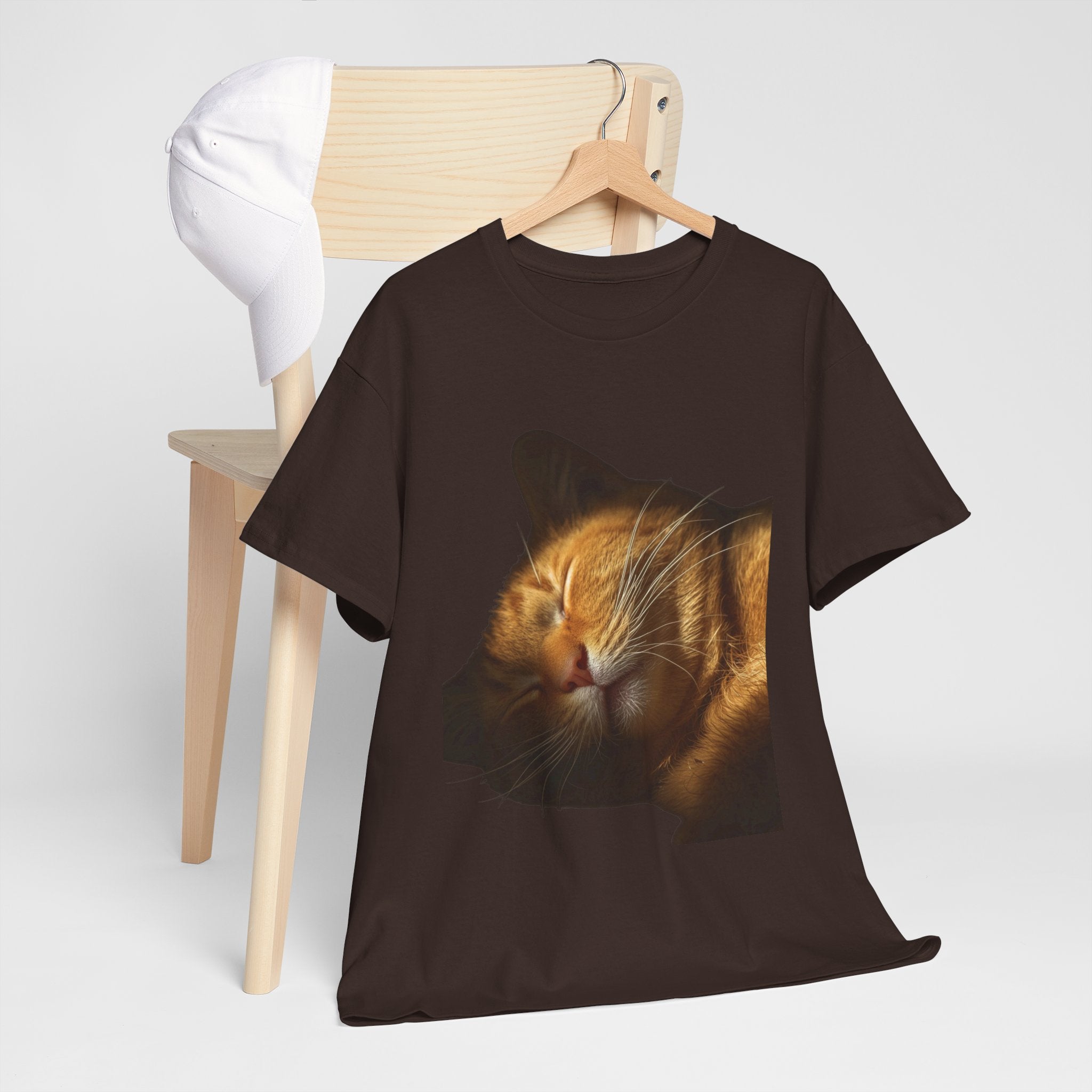 Sleeping Ginger Cat T-Shirt
