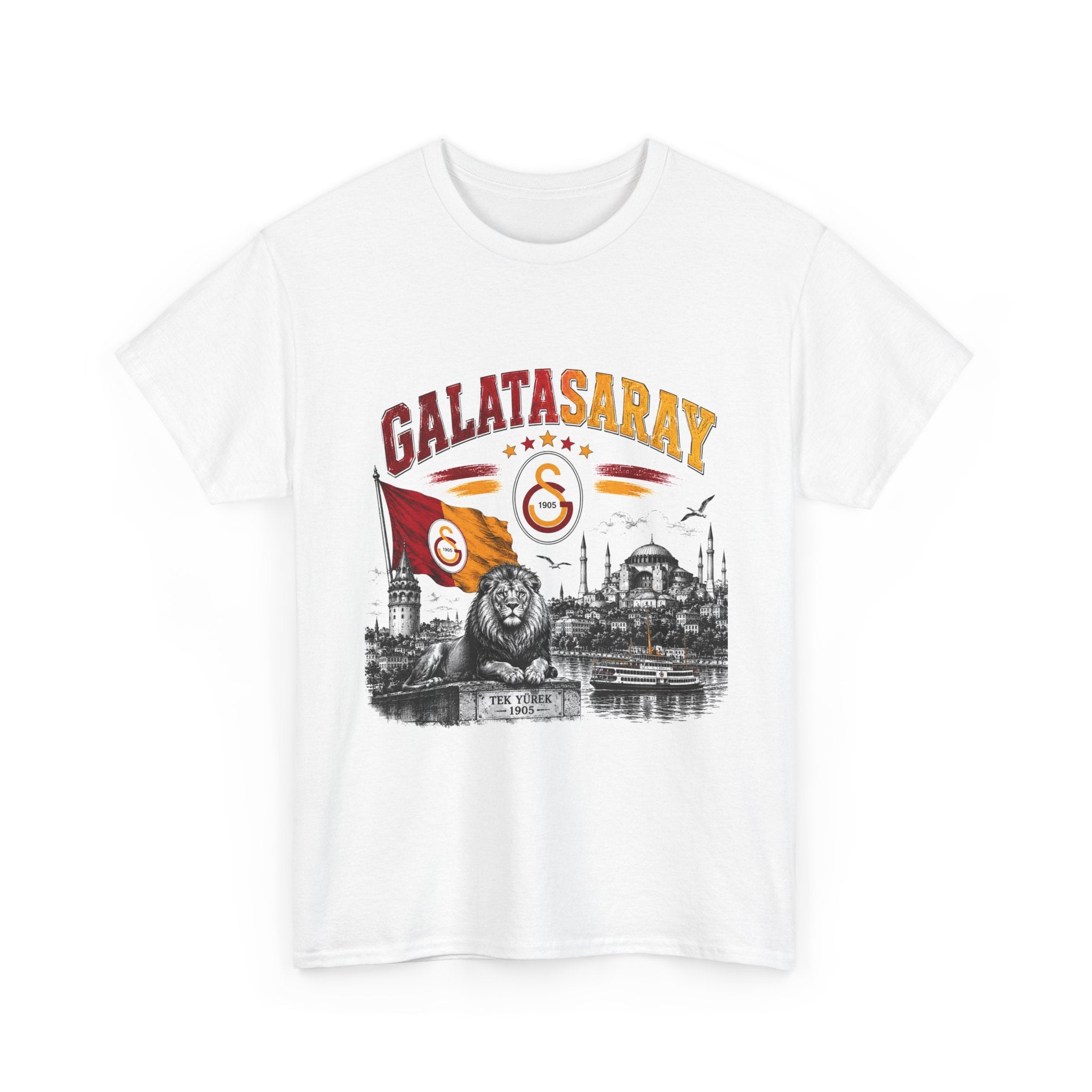 Galatasaray Istanbul Lion T-Shirt – Vintage Soccer Fan Tee