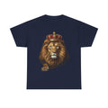 Lion King Crown T-Shirt — Regal Lion Graphic Tee for Men & Women