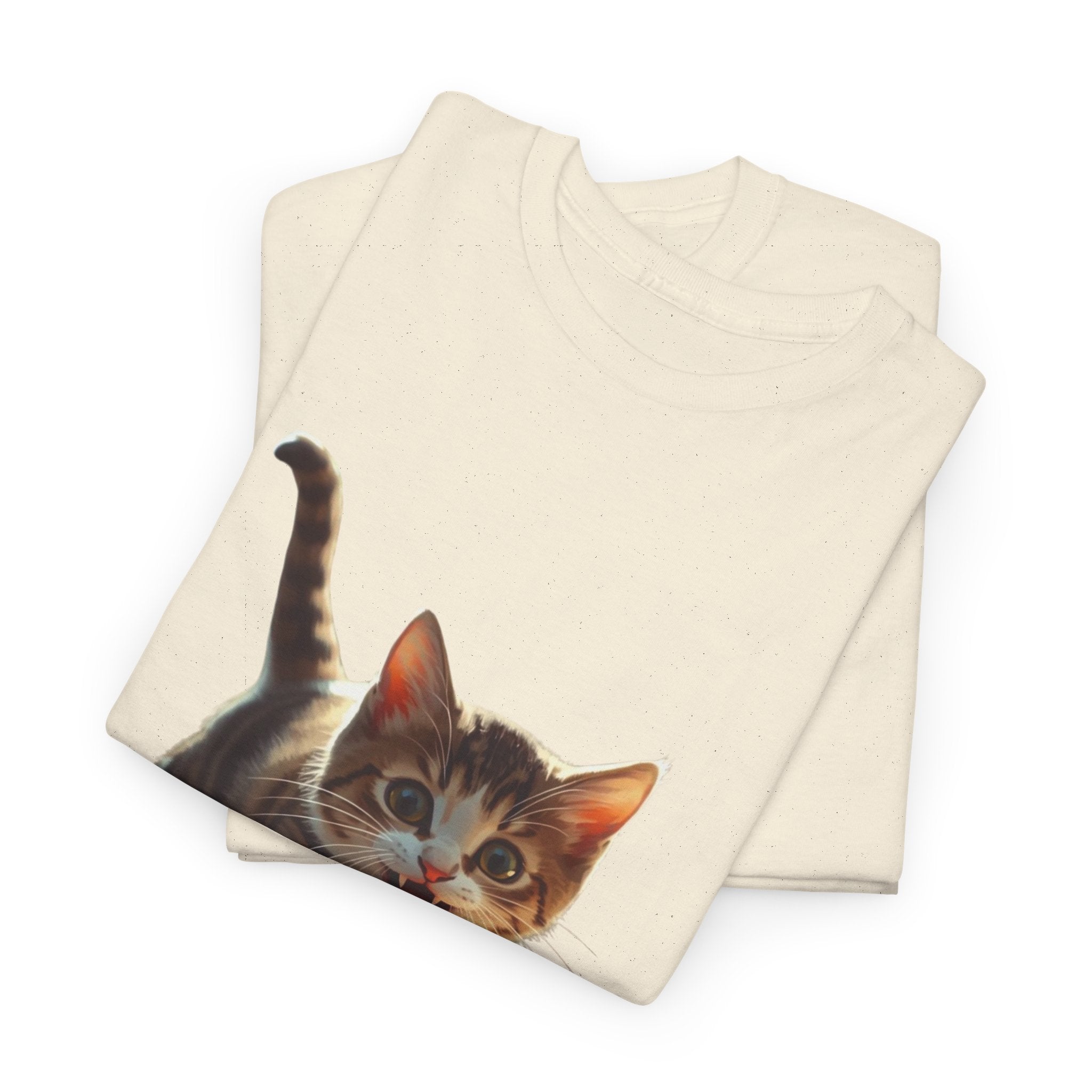 Kitten Graphic Tee — Cute Running Cat T-Shirt for Cat Lovers