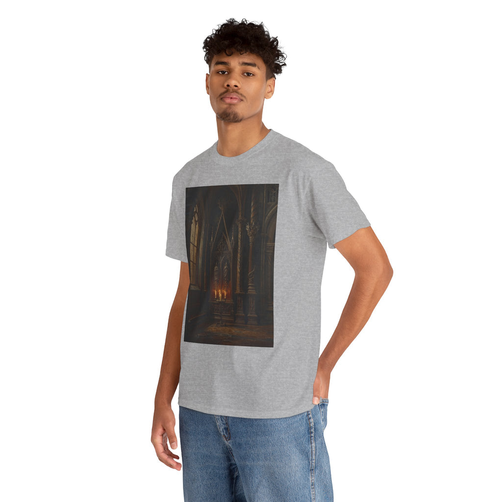 Gothic Cathedral Candlelight T-Shirt