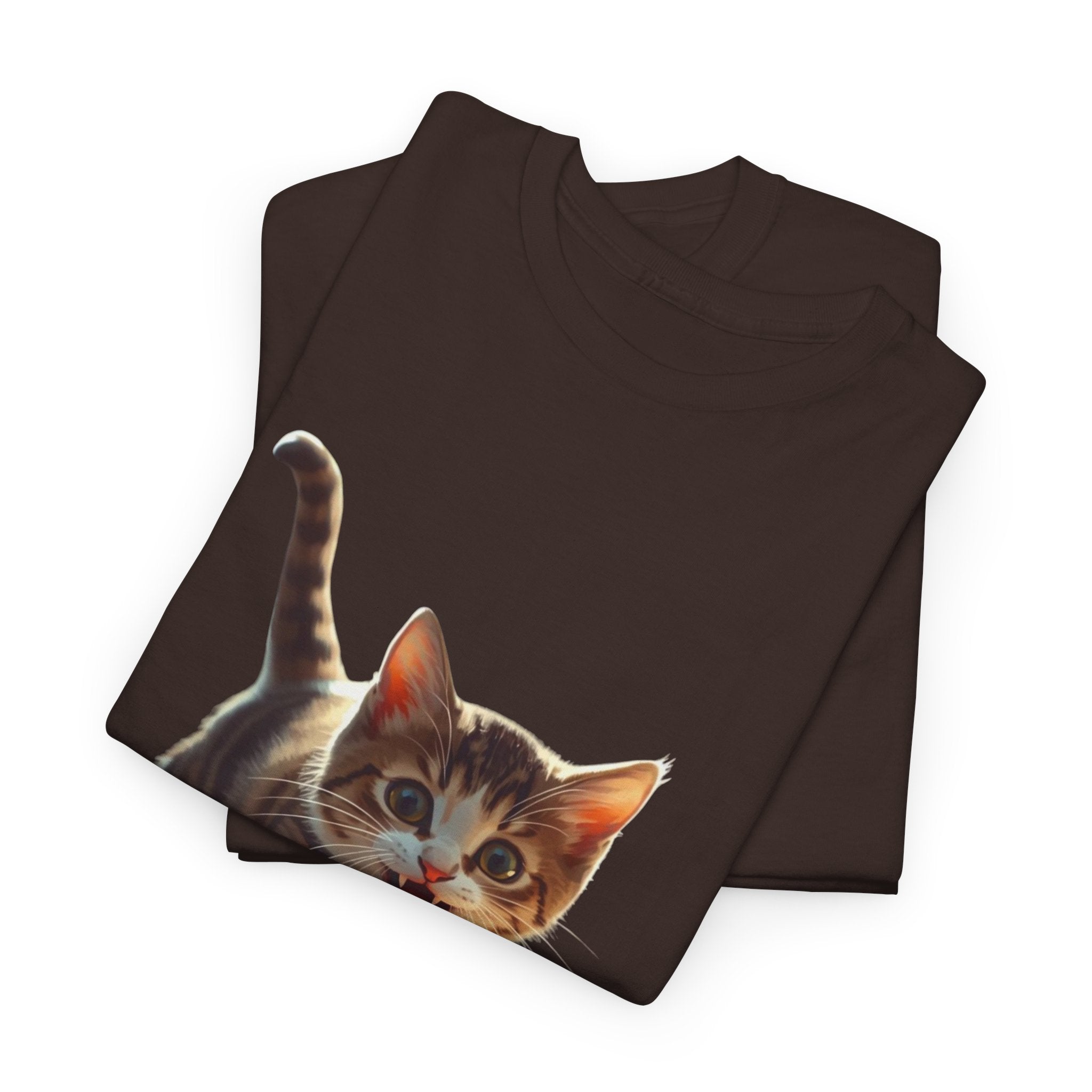 Kitten Graphic Tee — Cute Running Cat T-Shirt for Cat Lovers