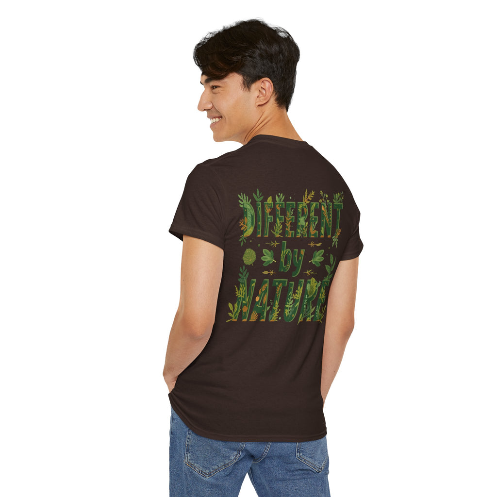 Different By Nature T-Shirt — Botanical Graphic Tee