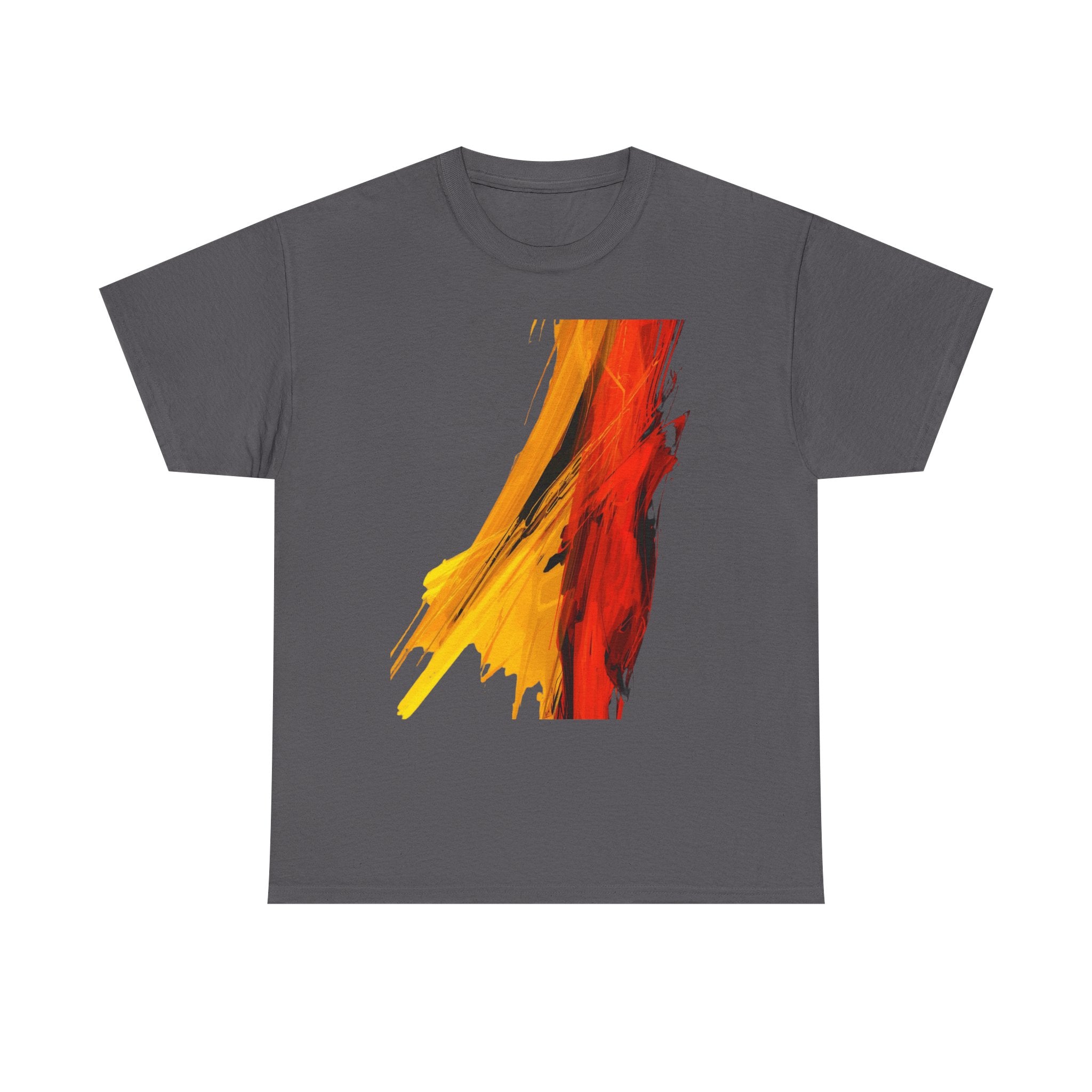 Abstract Flame Brushstroke T‑Shirt