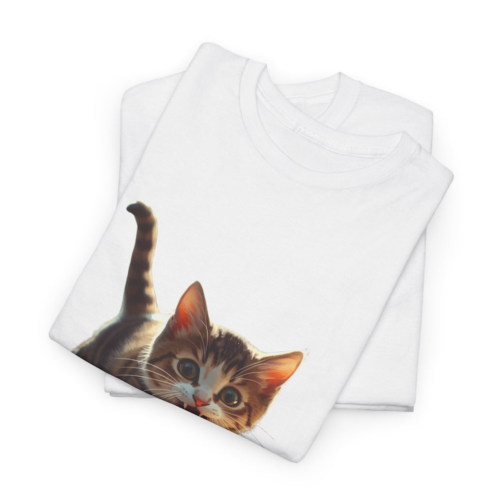 Kitten Graphic Tee — Cute Running Cat T-Shirt for Cat Lovers