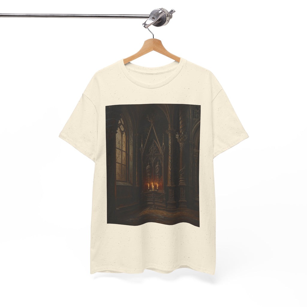 Gothic Cathedral Candlelight T-Shirt