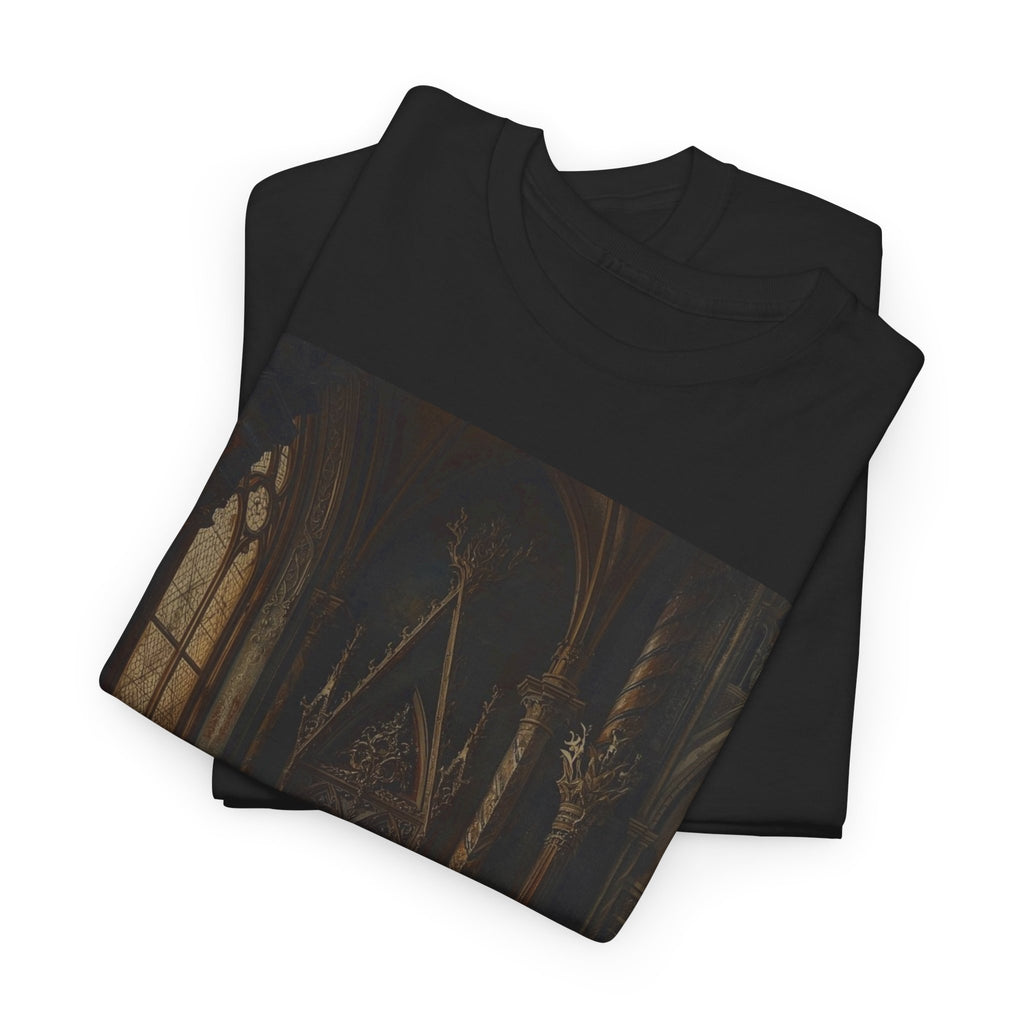Gothic Cathedral Candlelight T-Shirt