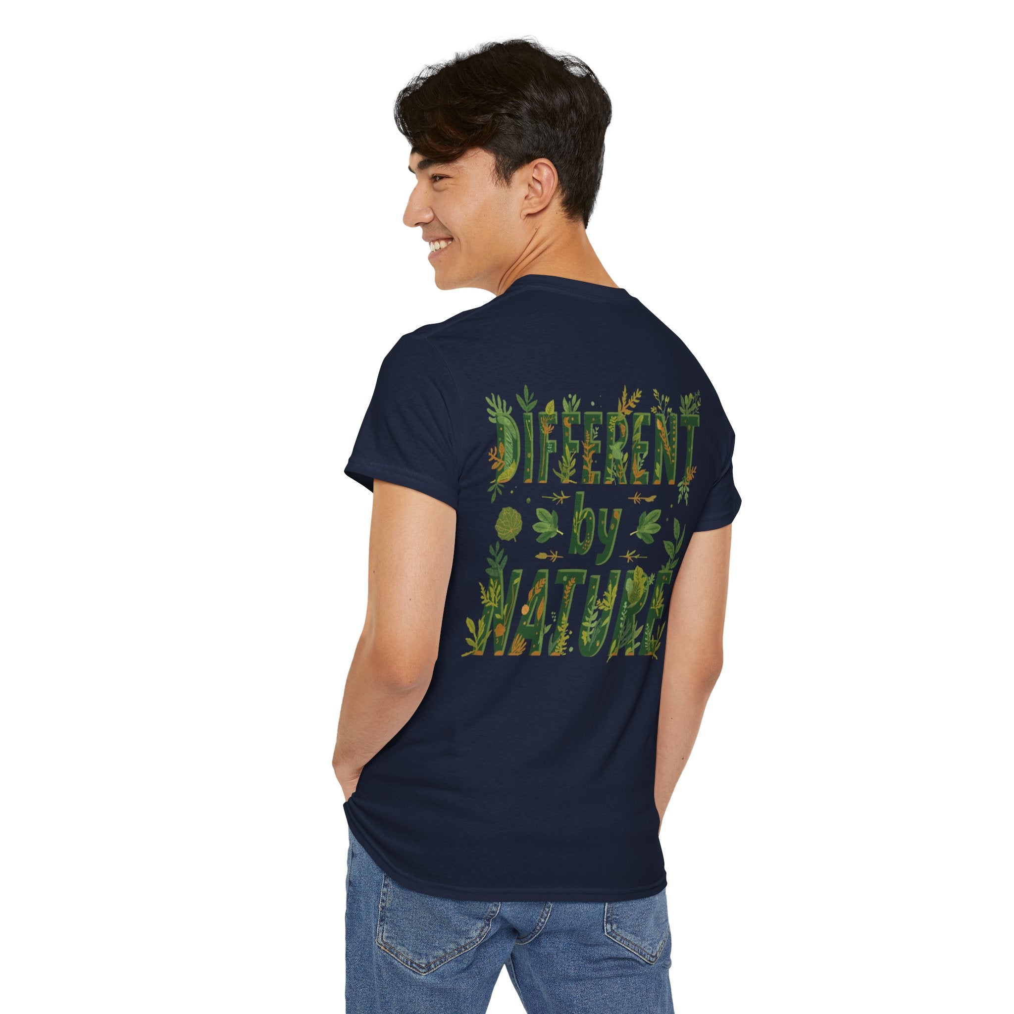 Different By Nature T-Shirt — Botanical Graphic Tee