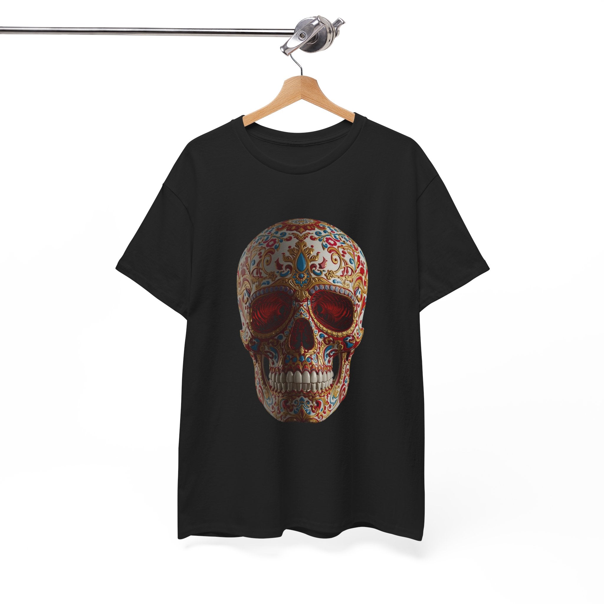 Sugar Skull T-Shirt — Day of the Dead Floral Skull Tee