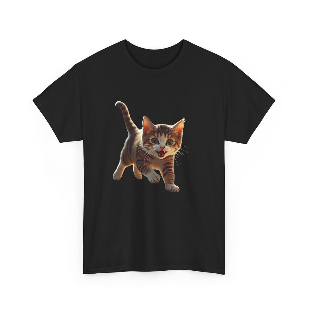 Kitten Graphic Tee — Cute Running Cat T-Shirt for Cat Lovers
