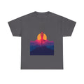 Yoga Sunset Tee — Mountain Sunrise Meditation Graphic T-Shirt