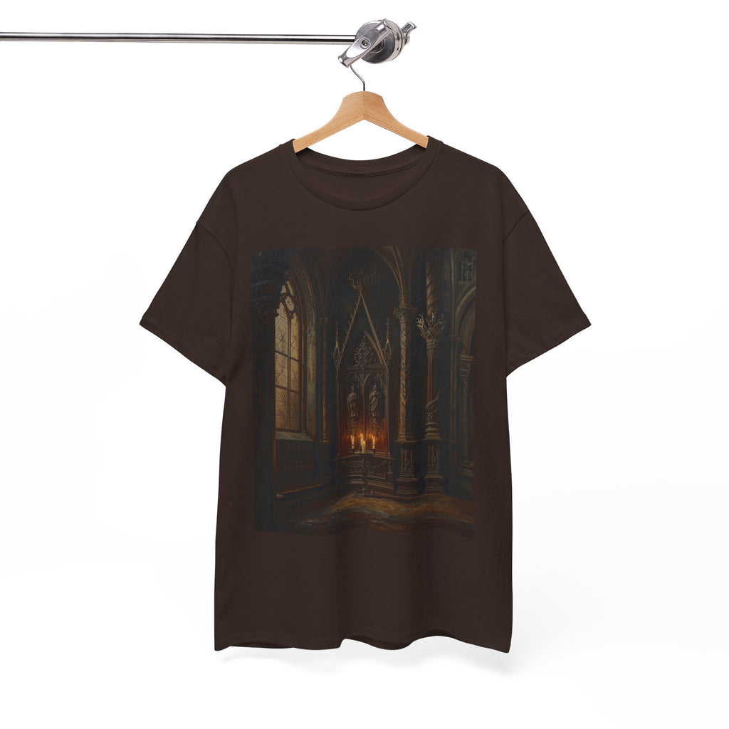 Gothic Cathedral Candlelight T-Shirt