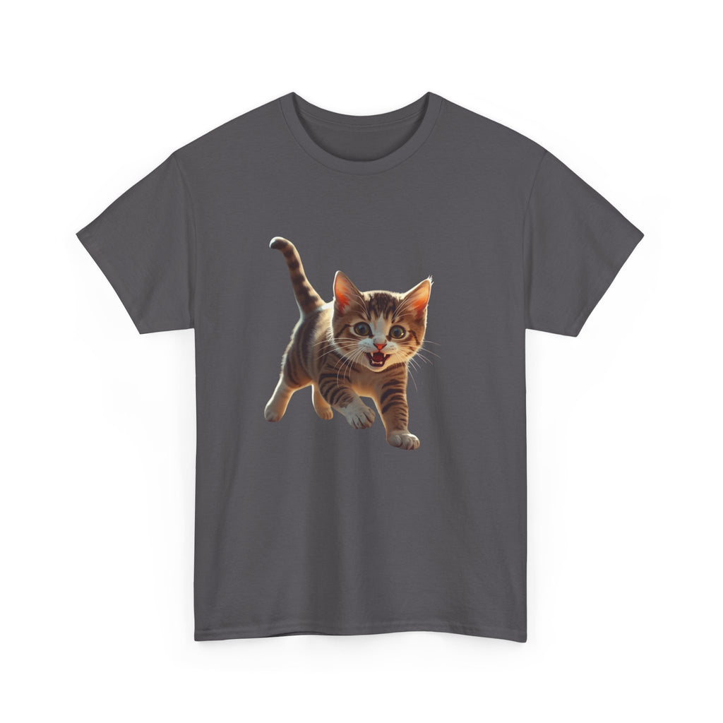 Kitten Graphic Tee — Cute Running Cat T-Shirt for Cat Lovers