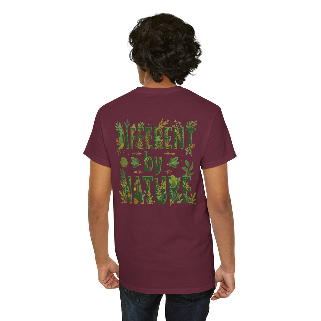 Different By Nature T-Shirt — Botanical Graphic Tee