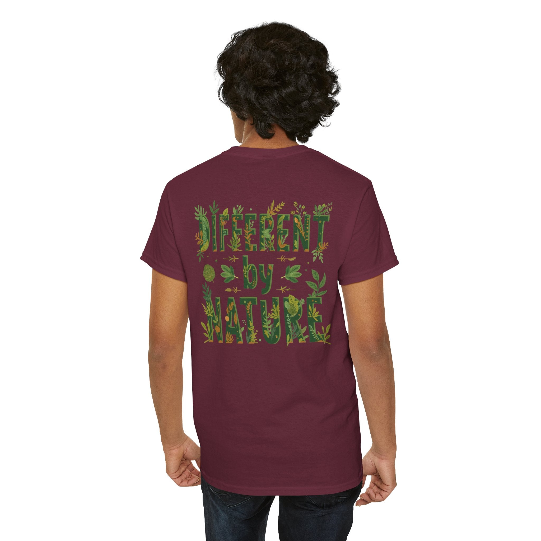 Different By Nature T-Shirt — Botanical Graphic Tee