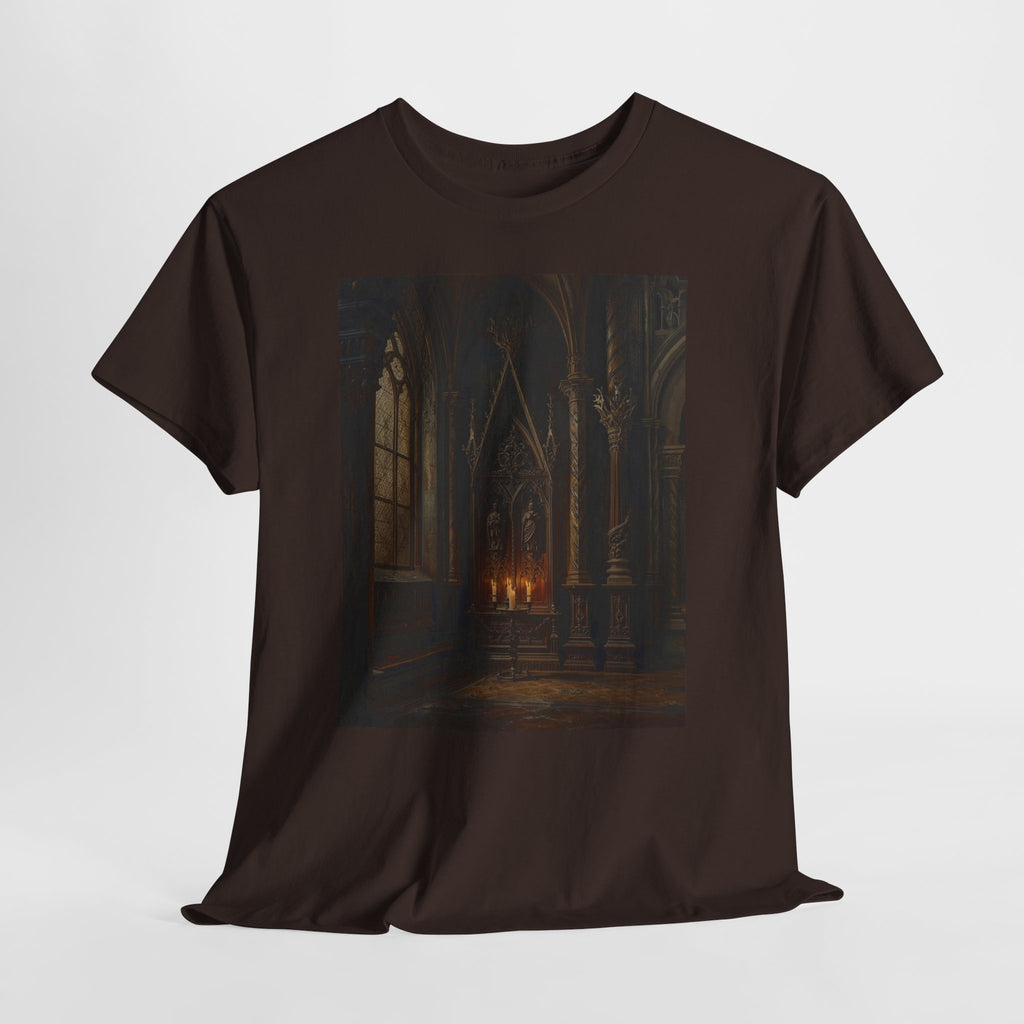 Gothic Cathedral Candlelight T-Shirt