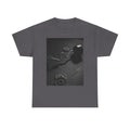 Vintage Gym Weights Photo Tee — Black & White Fitness Graphic Shirt
