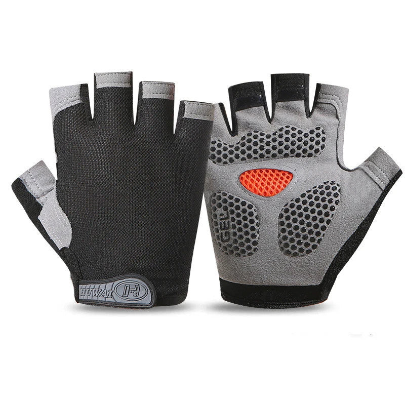 Weightlifting Gym Gloves Fitness Training Fingerless Women Men Bodybuilding Exercise Sports Gloves Cycling Anti-Slip Breathable