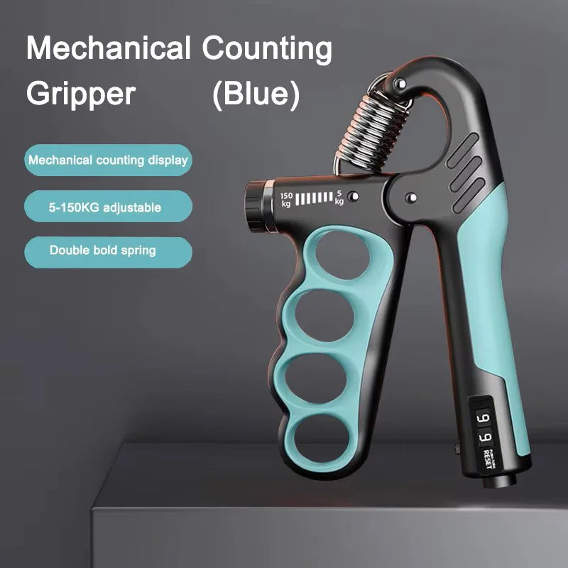 5-150kg Adjustable Grip Strength Trainer for Rehabilitation Training, Muscle Enhancement, Strength Training, Hand Gripper