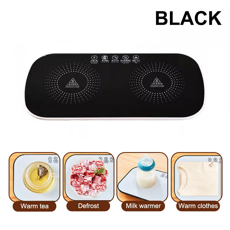 Multifunctional Electric Warming Tray Food Constant Temperature Warm Plate Fast Full Surface Heating Food Warm Dishes