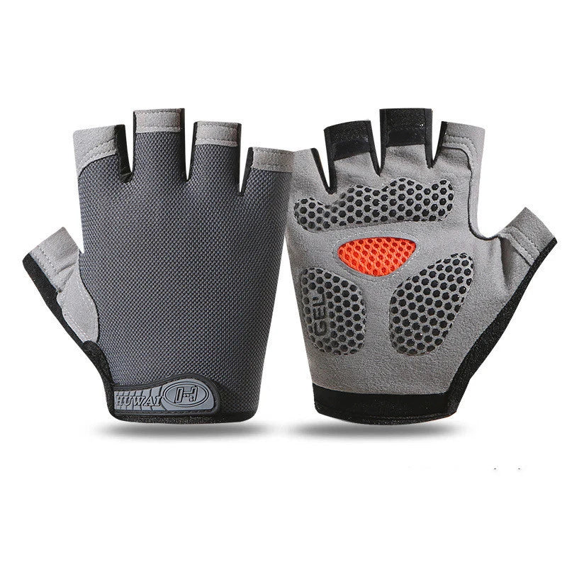 Weightlifting Gym Gloves Fitness Training Fingerless Women Men Bodybuilding Exercise Sports Gloves Cycling Anti-Slip Breathable