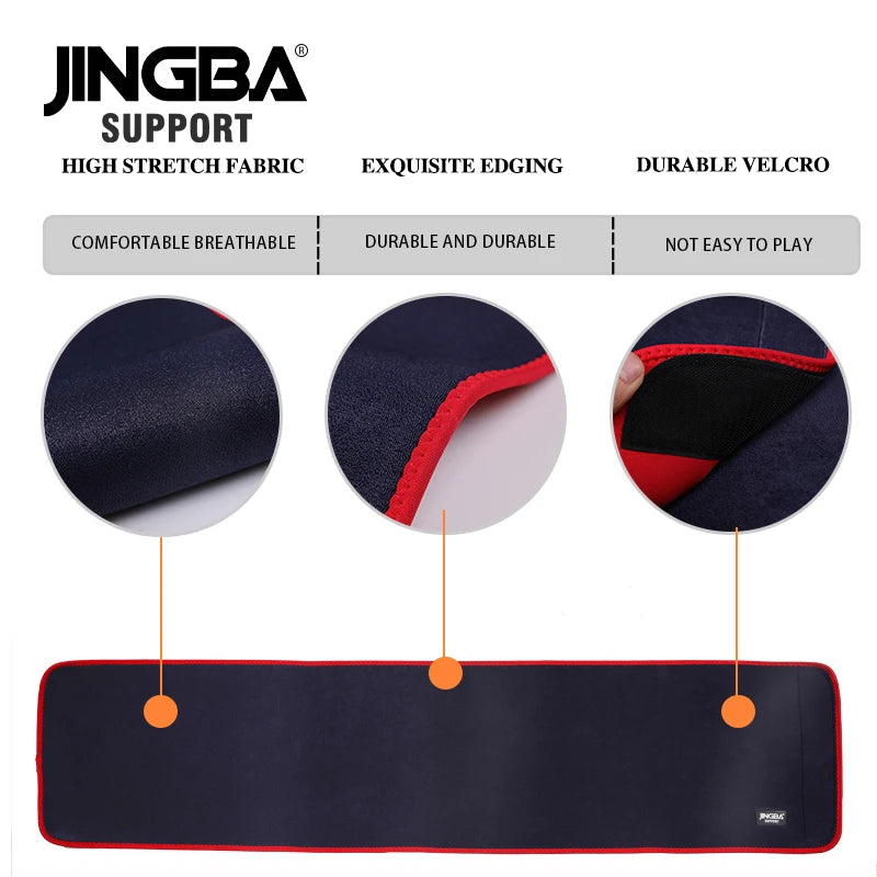 JINGBA SUPPORT Adjustable Modeling Body Corset Shaper Waist Trimmer Slim Fit Abdominal Waist Sweat Belt