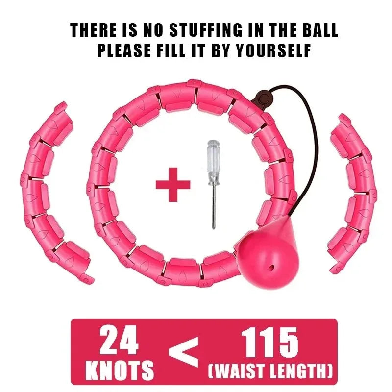 Fitness Hoop Weights for Home Exercise Sports Entertainment Sport Equipment for Slimming Portable Gym Ring Body