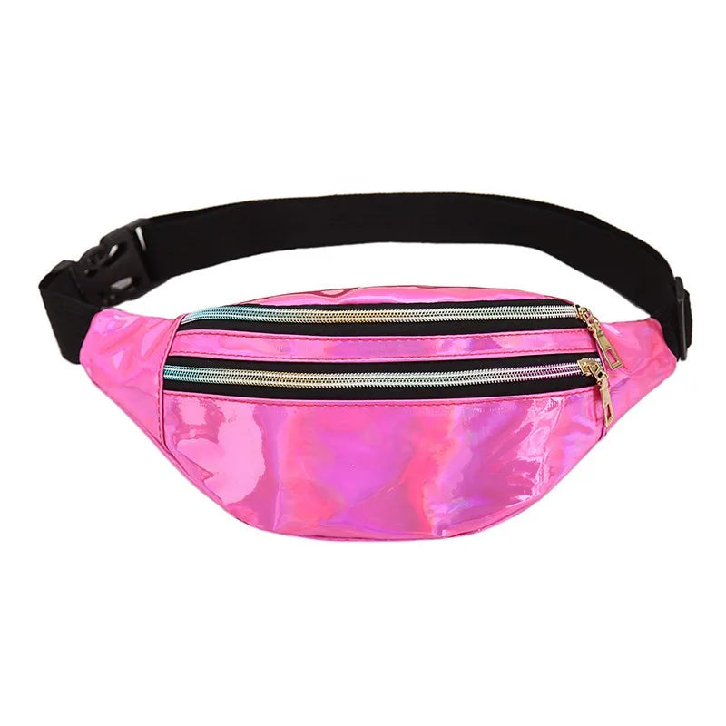 Women 1980s Dance Party Accessory Set Fanny Pack Necklace Headpiece Earrings Retro Costume Vintage Bold Festive Look