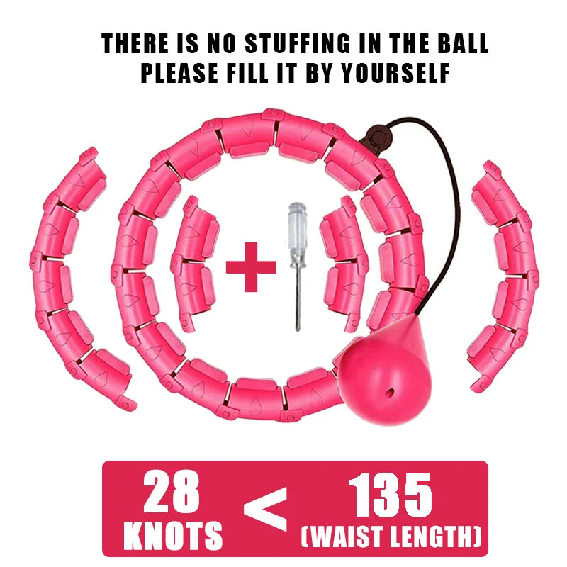 Fitness Hoop Weights for Home Exercise Sports Entertainment Sport Equipment for Slimming Portable Gym Ring Body