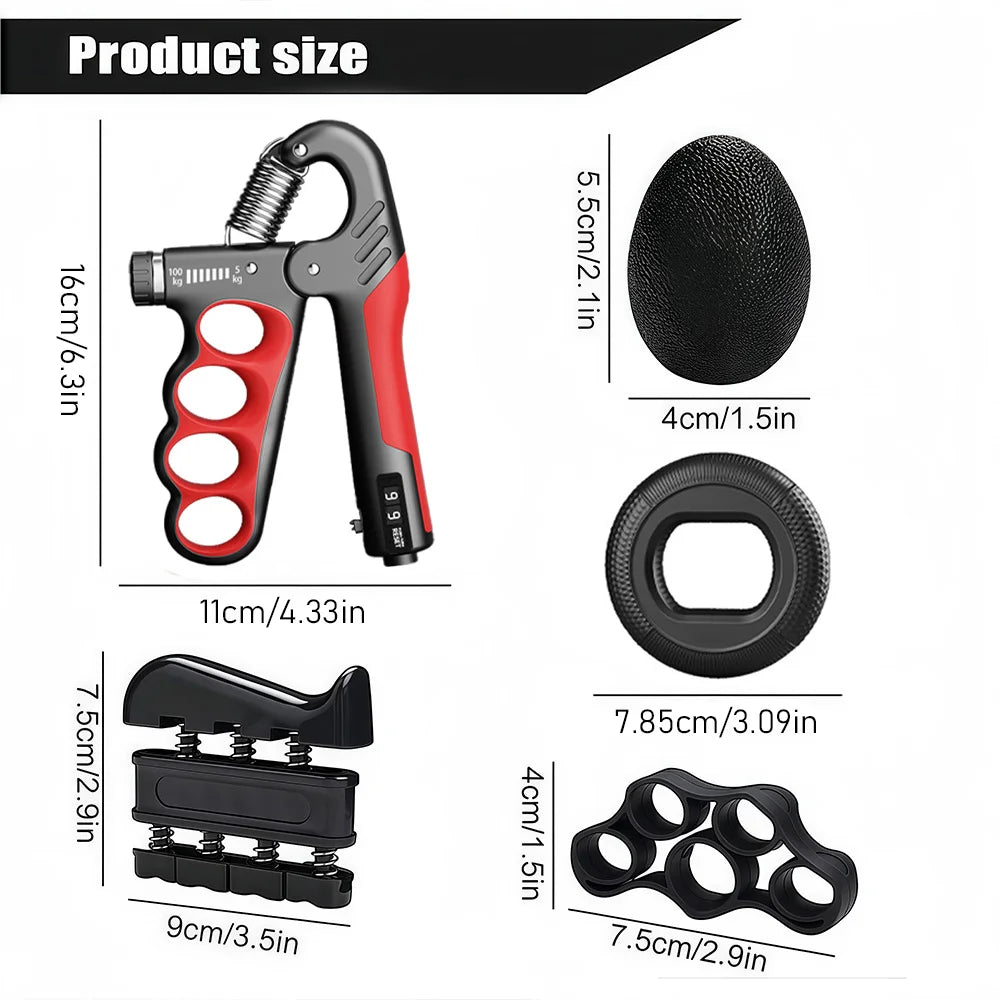 5-150kg Adjustable Grip Strength Trainer for Rehabilitation Training, Muscle Enhancement, Strength Training, Hand Gripper