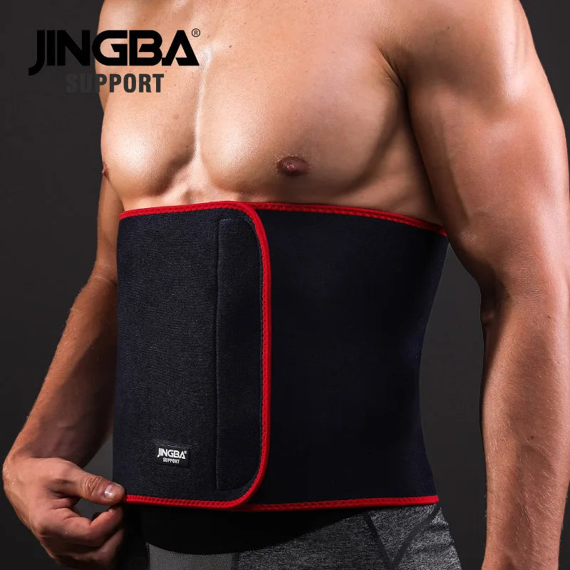JINGBA SUPPORT Adjustable Modeling Body Corset Shaper Waist Trimmer Slim Fit Abdominal Waist Sweat Belt
