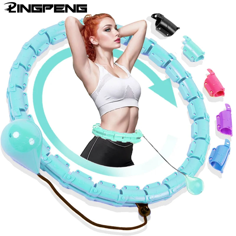 Fitness Hoop Weights for Home Exercise Sports Entertainment Sport Equipment for Slimming Portable Gym Ring Body
