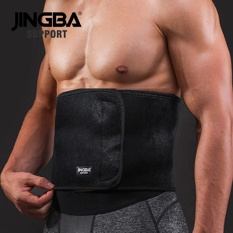 JINGBA SUPPORT Adjustable Modeling Body Corset Shaper Waist Trimmer Slim Fit Abdominal Waist Sweat Belt