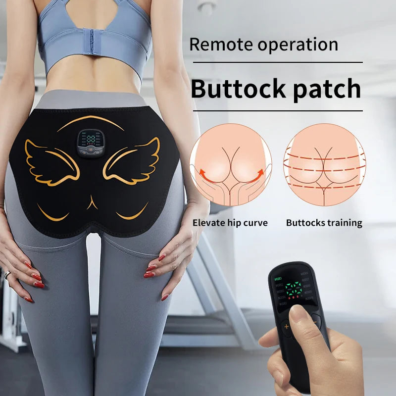 Electric EMS Hips Trainer Butt Muscle Stimulator with Remote Control Buttocks Toner Lifting Body Shaping Slim Fitness Equipment