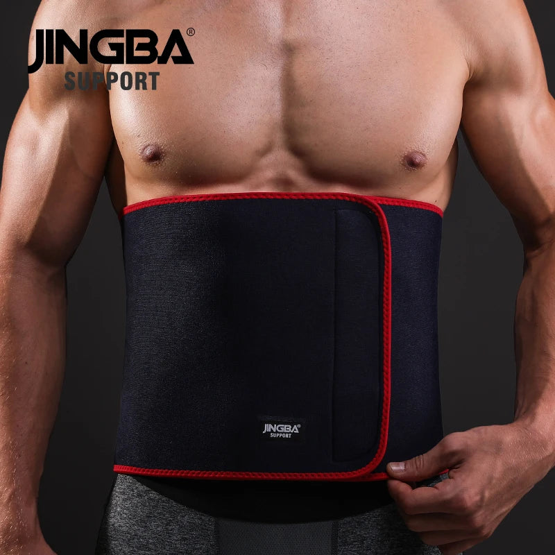 JINGBA SUPPORT Adjustable Modeling Body Corset Shaper Waist Trimmer Slim Fit Abdominal Waist Sweat Belt