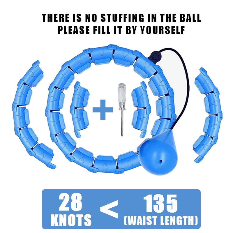 Fitness Hoop Weights for Home Exercise Sports Entertainment Sport Equipment for Slimming Portable Gym Ring Body