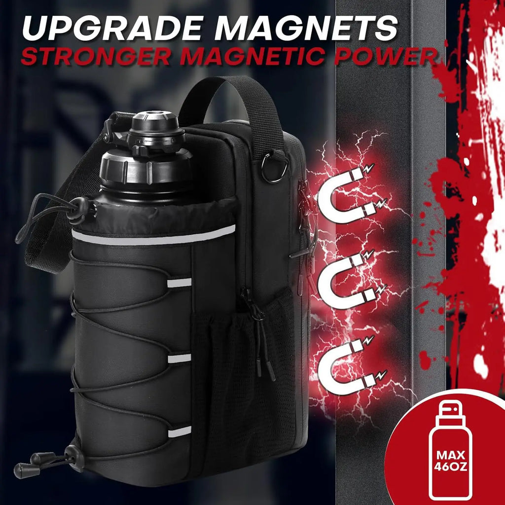 Homefish Magnetic Gym Bag for Sling Bottle with Magnetic Attachment | Water Bottle Holder, Gym Pouch, Crossbody Bag for T