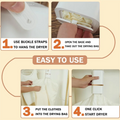 Easy-To-Use Mini Clothes Dryer With UK Plug - Portable Utility For Underwear And Lightweight Garments-Best Selling